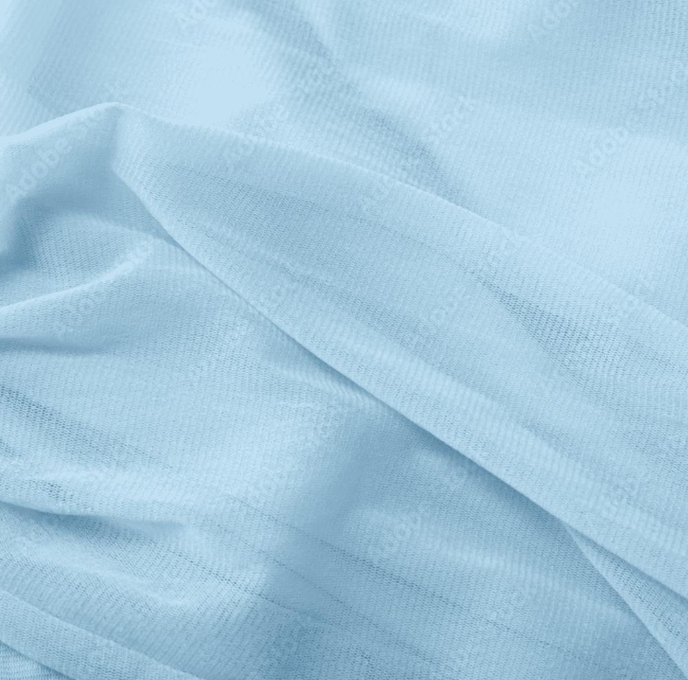 Close-up view of luxurious white fabric with a satin finish, showcasing its smooth texture and delicate waves.